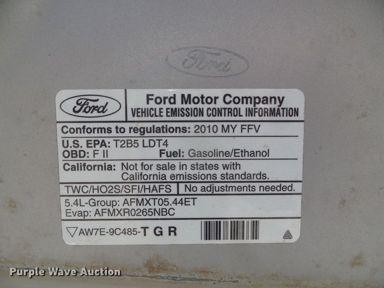 image for item DG0371 2010 Ford F150 XL pickup truck