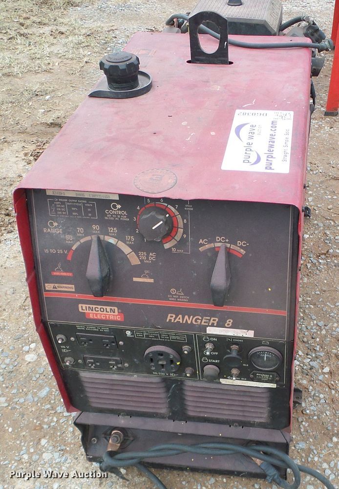 image for item DG0382 Lincoln Electric Ranger 8 welder/generator