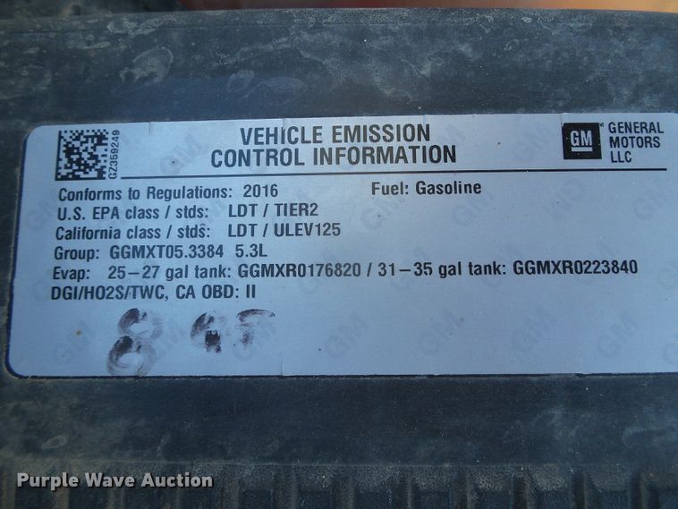 image for item DG0397 2016 Chevrolet Silverado 1500 Double Cab pickup truck