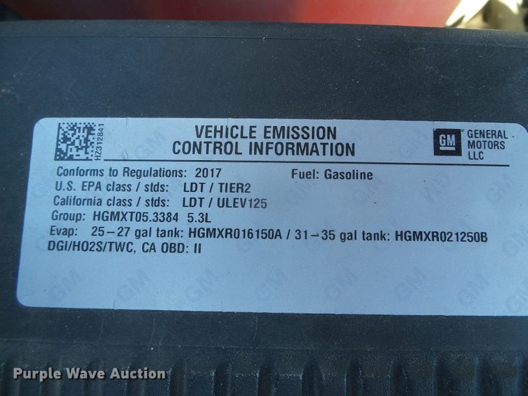 image for item DG0398 2017 Chevrolet Silverado 1500 Double Cab pickup truck