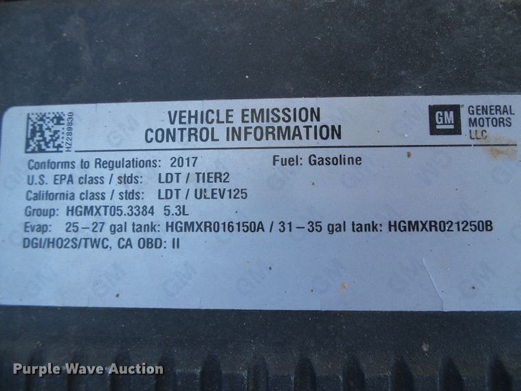 image for item DG0399 2017 Chevrolet Silverado 1500 Double Cab  pickup truck