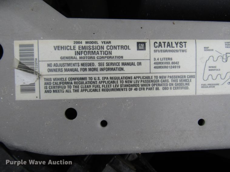 image for item DG6659 2004 Chevrolet Monte Carlo