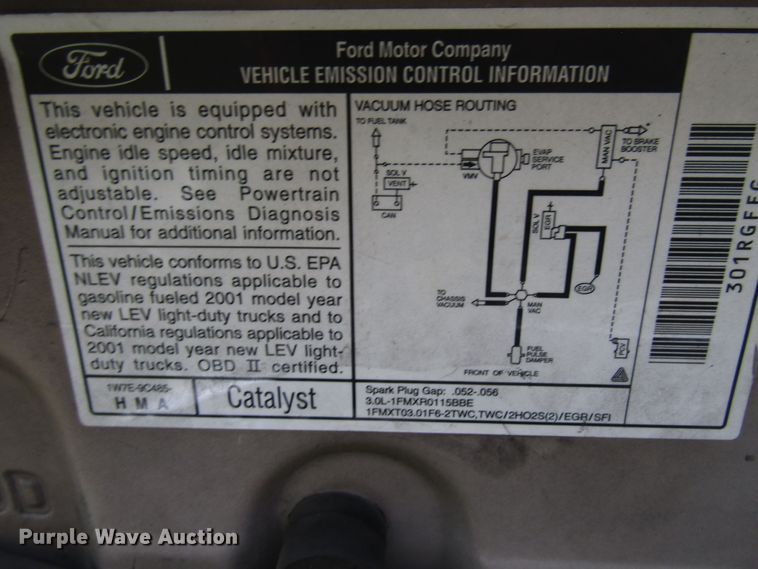 image for item DG6664 2001 Ford Escape SUV