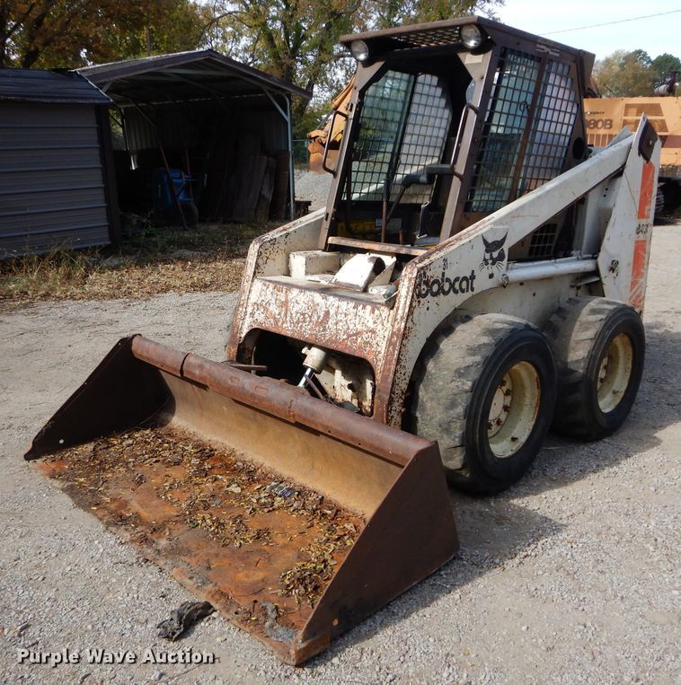 image for item DH2661 1989 Bobcat 843 skid steer