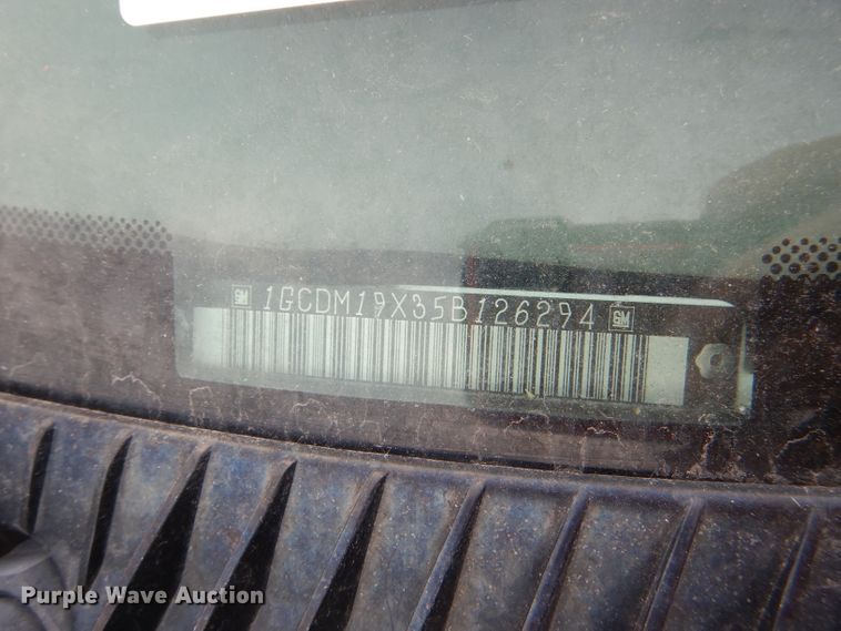 image for item DI2593 2005 Chevrolet Astro van