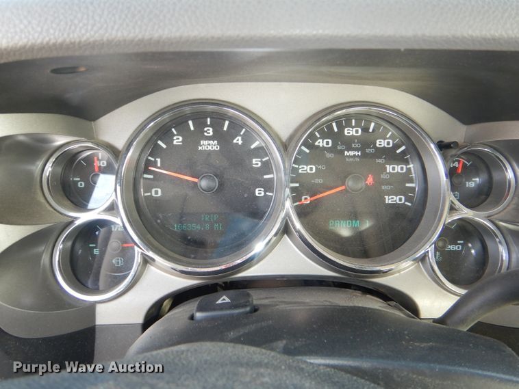 image for item DI2685 2012 Chevrolet Silverado 3500HD Ext. Cab utility bed pickup truck