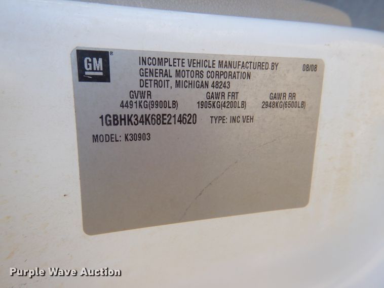 image for item DI2692 2008 Chevrolet Silverado 3500HD utility bed pickup truck