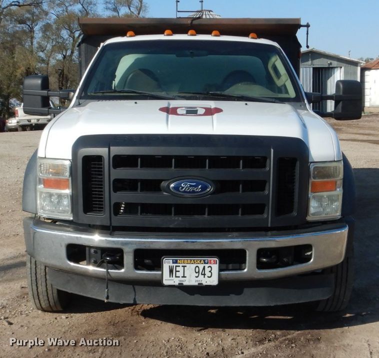 image for item EC9133 2008 Ford F550 Super Duty dump truck