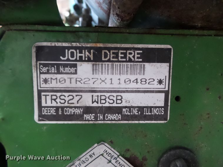image for item EM9245 John Deere TRS27 snow blower