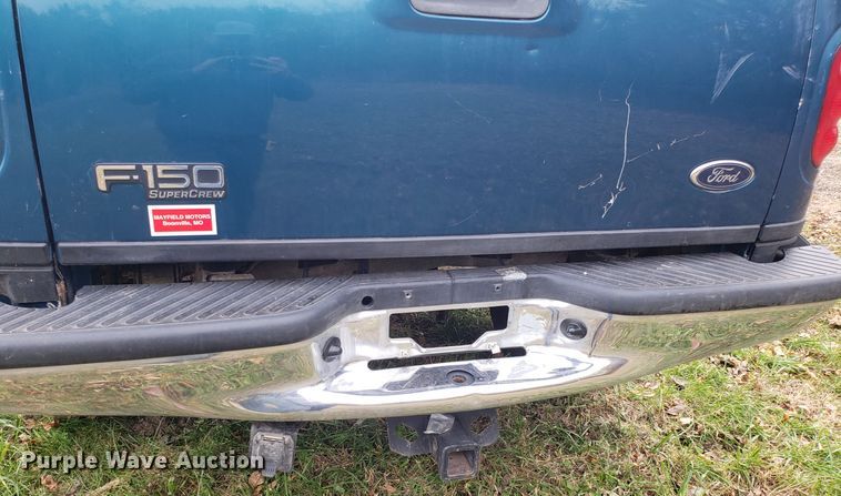 image for item ET9945 2001 Ford F150 SuperCrew pickup truck