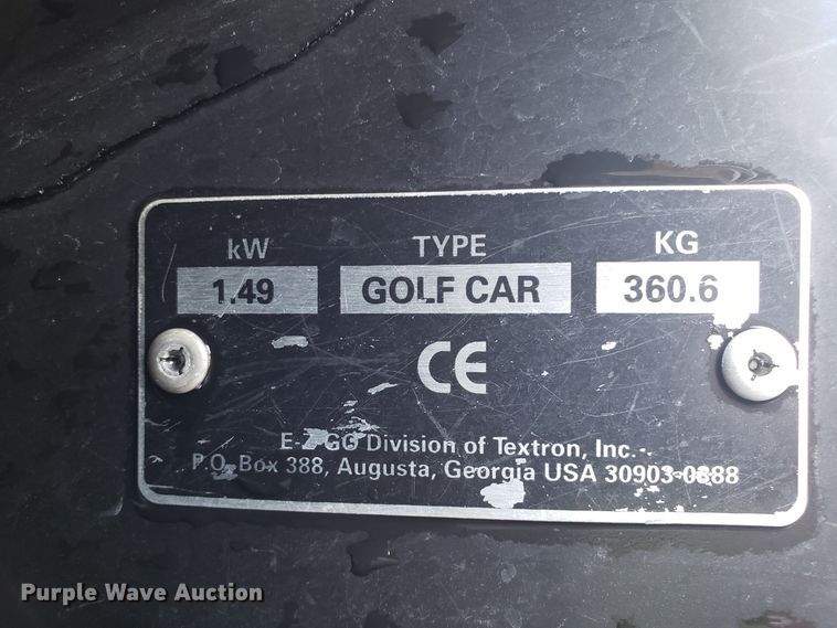 image for item ET9956 Ez-go golf cart