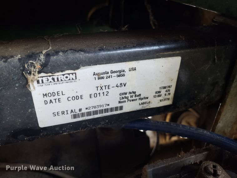 image for item ET9960 Ez-go TXT48 golf cart