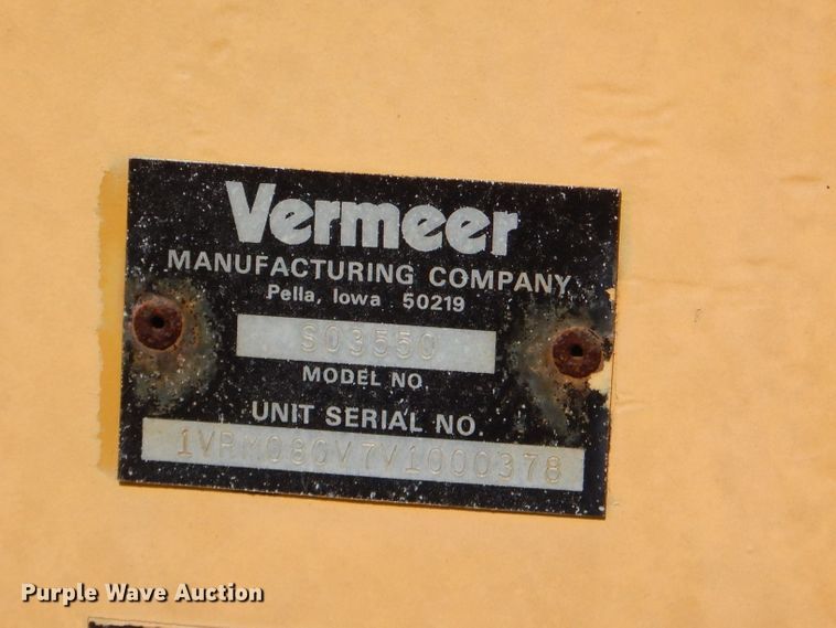image for item EY9403 1997 Vermeer V3550A trencher
