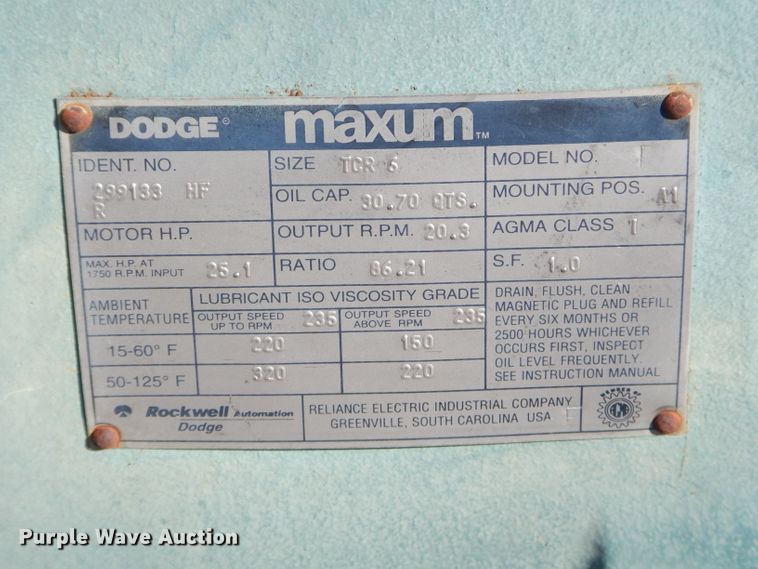 image for item EY9459 Dodge Maxum gear reduction