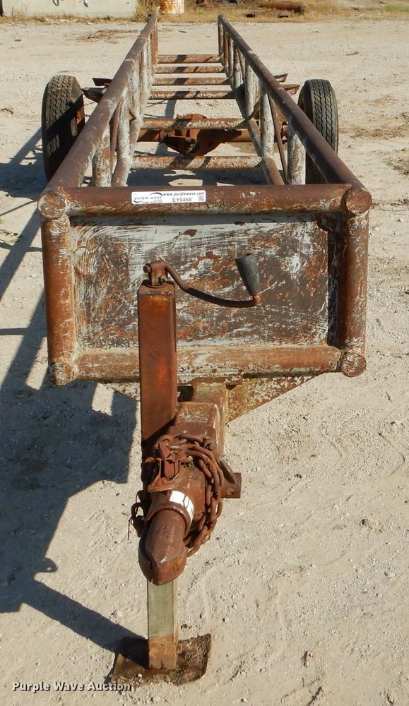 image for item EY9468 Shop built pipe trailer