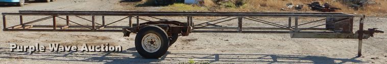 image for item EY9468 Shop built pipe trailer