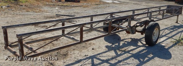 image for item EY9468 Shop built pipe trailer