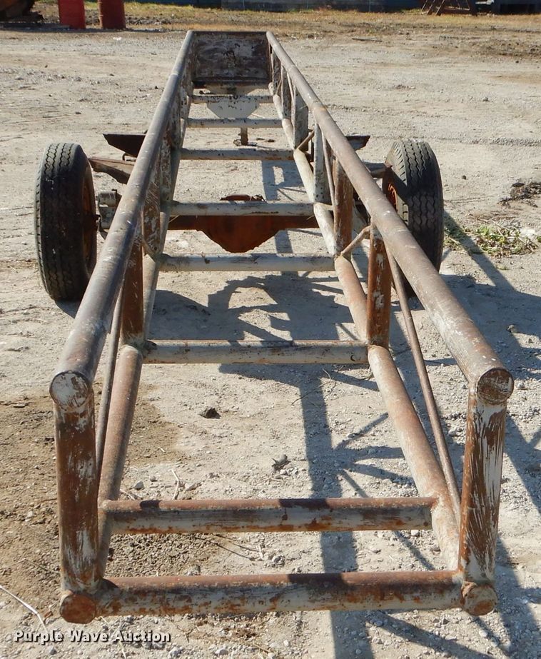 image for item EY9468 Shop built pipe trailer