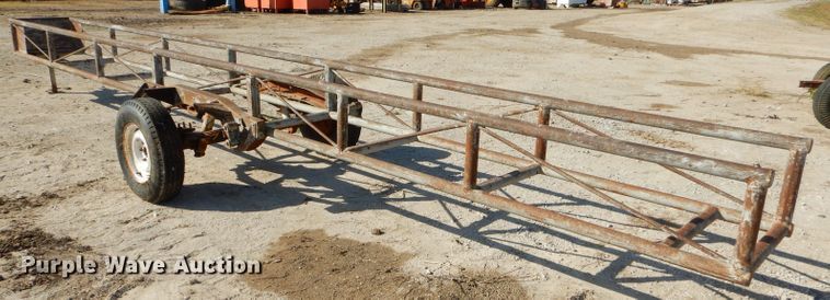 image for item EY9468 Shop built pipe trailer