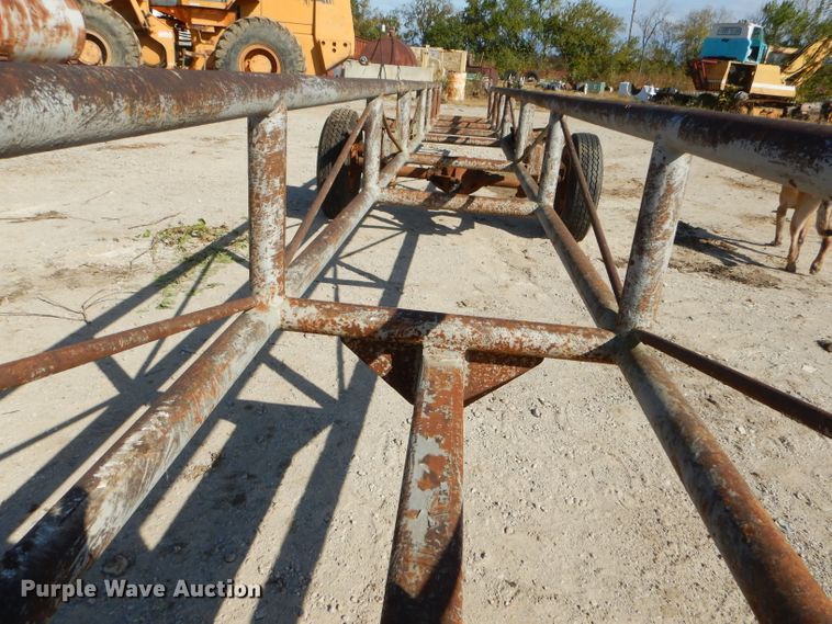 image for item EY9468 Shop built pipe trailer