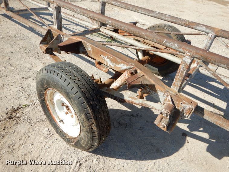 image for item EY9468 Shop built pipe trailer