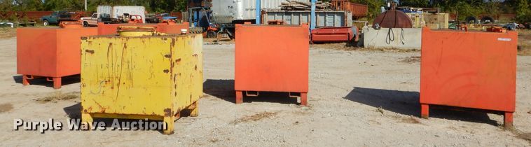 image for item EY9471 (4) steel oil containment tanks