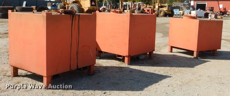 image for item EY9471 (4) steel oil containment tanks