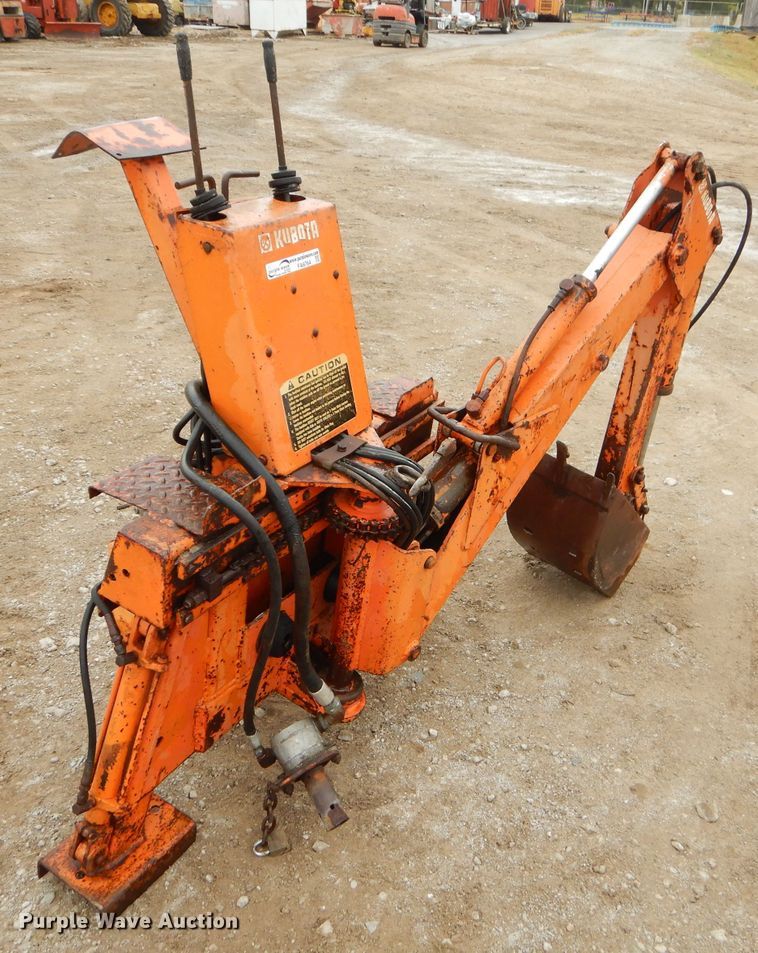 image for item FA9764 Kubota backhoe attachment
