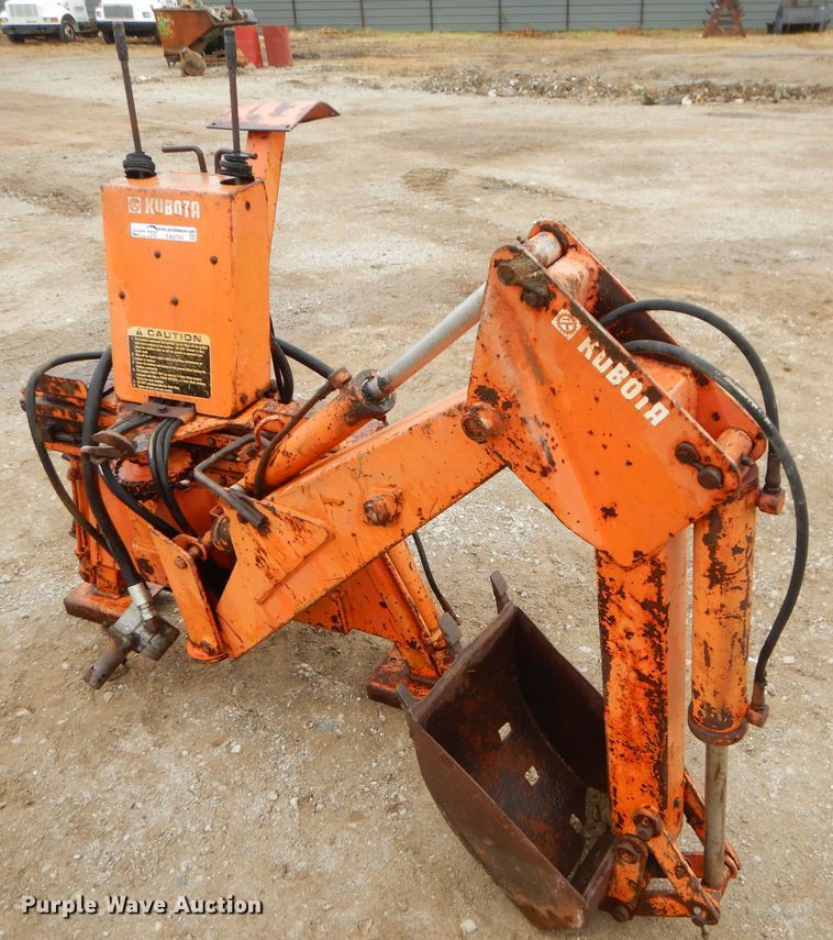 image for item FA9764 Kubota backhoe attachment