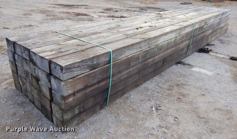 image for item FA9775 Approximately 30 landscaping timbers