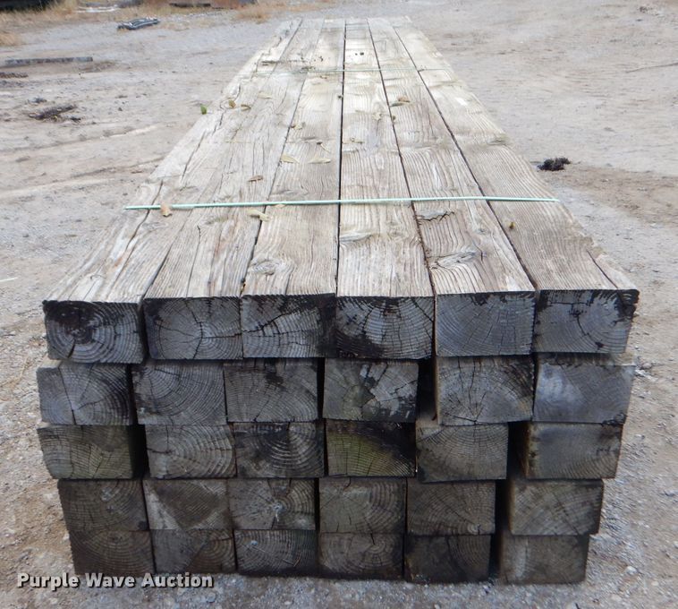 image for item FA9775 Approximately 30 landscaping timbers