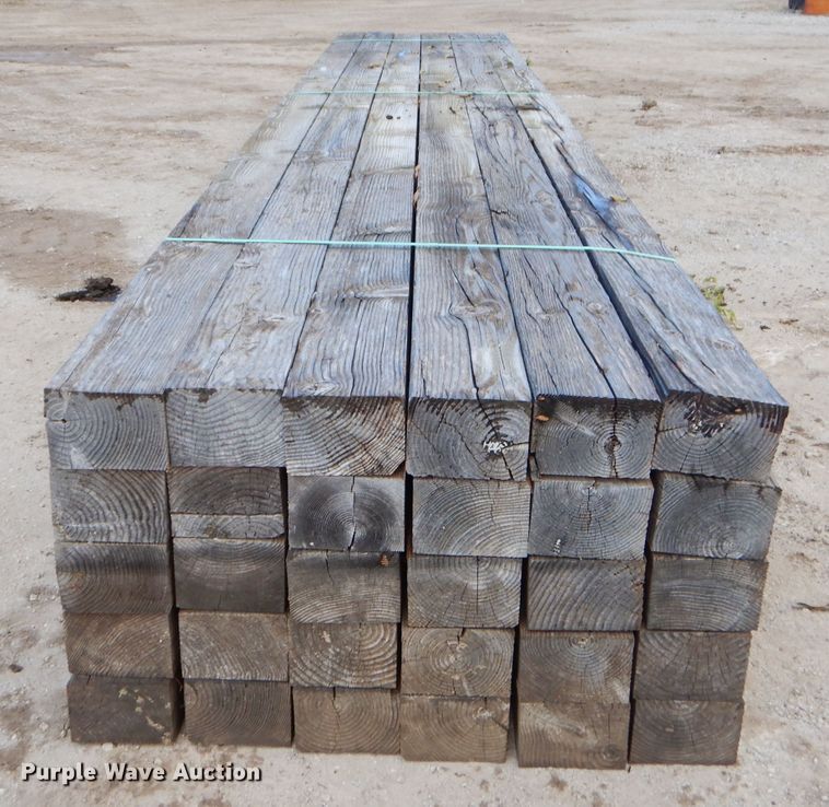 image for item FA9775 Approximately 30 landscaping timbers