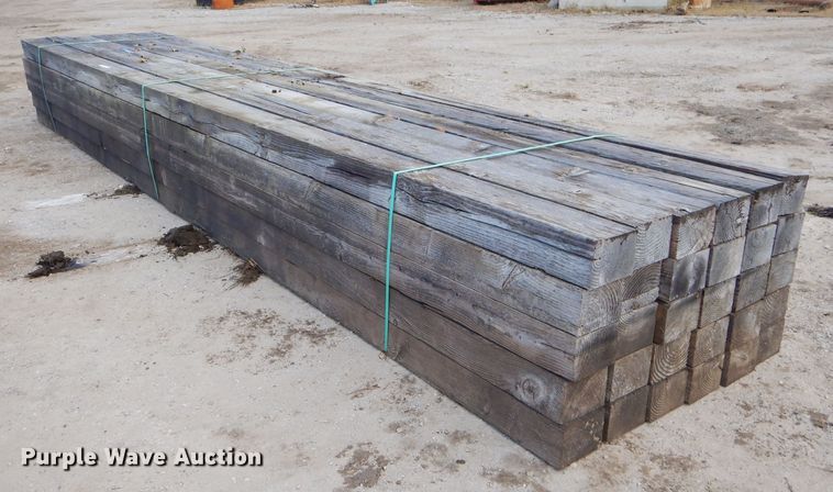 image for item FA9775 Approximately 30 landscaping timbers