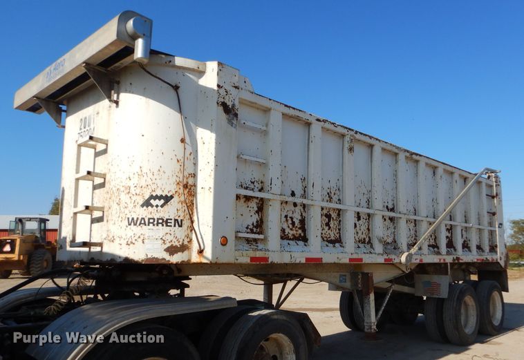 image for item FA9780 2002 Warren 0162666 end dump trailer