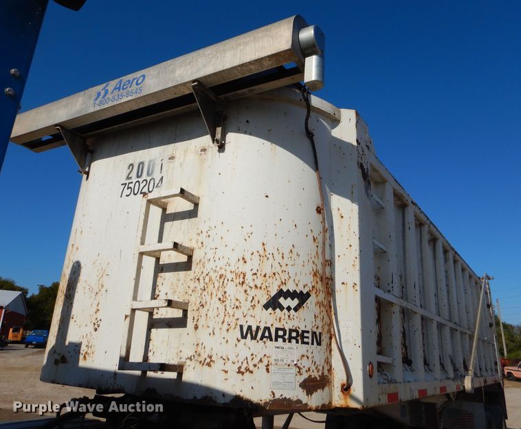 image for item FA9780 2002 Warren 0162666 end dump trailer