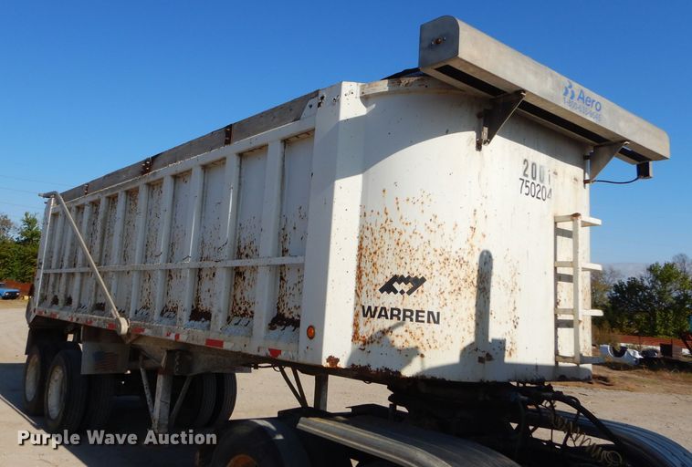 image for item FA9780 2002 Warren 0162666 end dump trailer