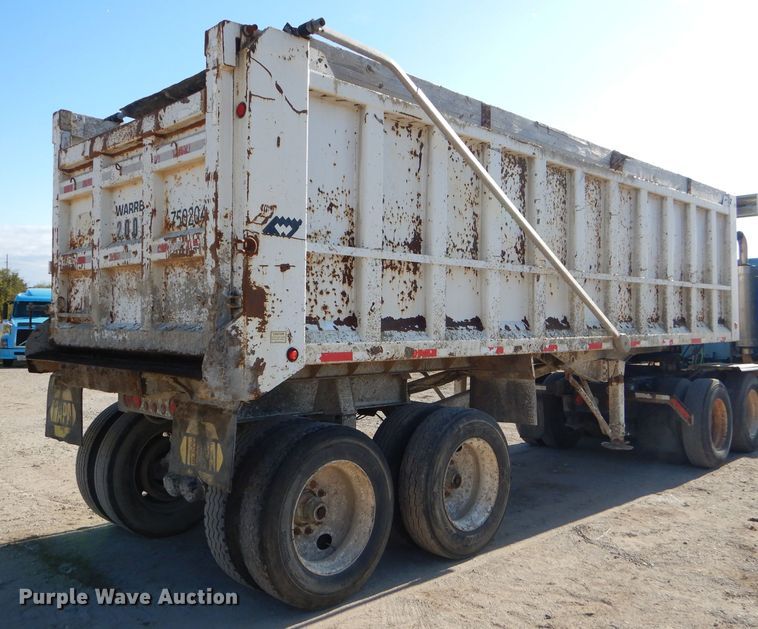 image for item FA9780 2002 Warren 0162666 end dump trailer