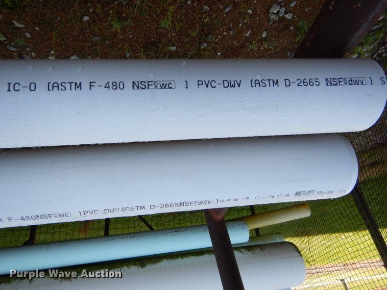 image for item FA9818 PVC pipe and racks