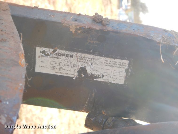image for item FA9834 2000 Kinshofer 461-6000 pallet fork attachment