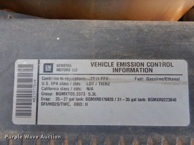 image for item FF9000 2011 Chevrolet Silverado 1500 pickup truck