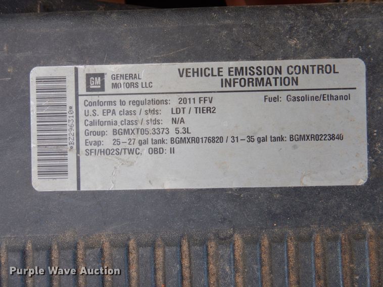 image for item FF9002 2011 Chevrolet Silverado 1500 pickup truck