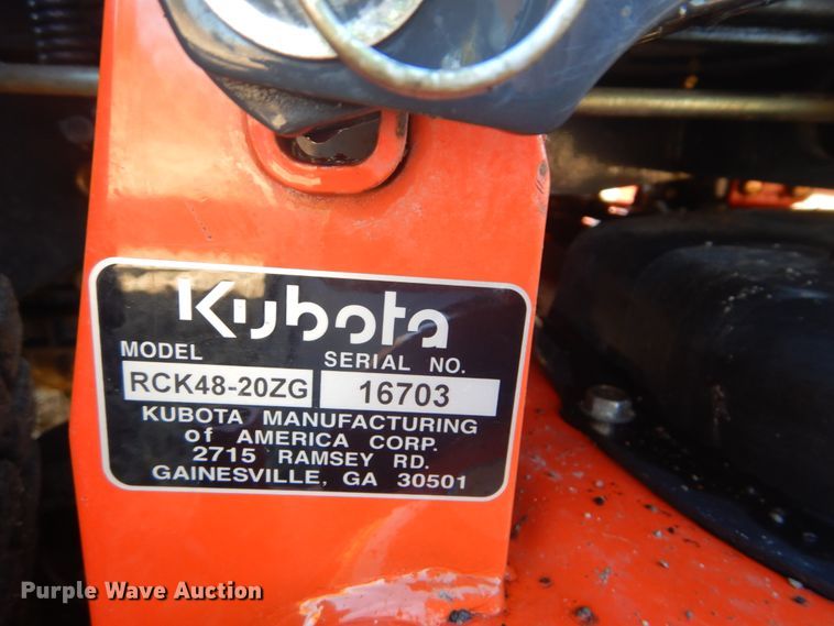 image for item FF9074 Kubota ZG20 ZTR lawn mower
