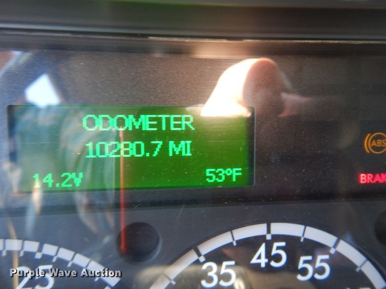 image for item FF9087 2012 Freightliner Business Class M2 utility bed truck with crane