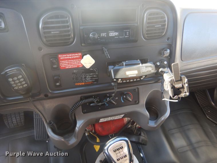 image for item FF9087 2012 Freightliner Business Class M2 utility bed truck with crane