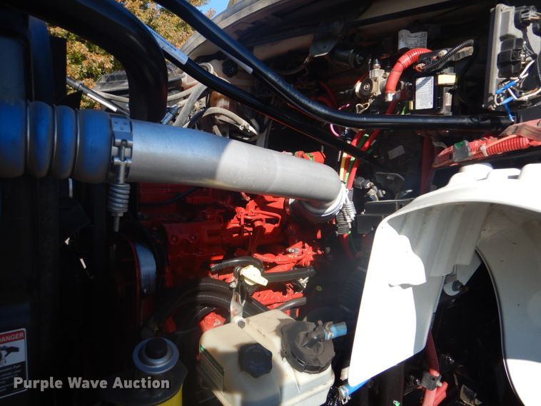 image for item FF9087 2012 Freightliner Business Class M2 utility bed truck with crane