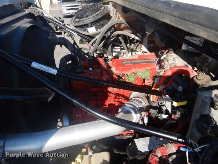 image for item FF9087 2012 Freightliner Business Class M2 utility bed truck with crane