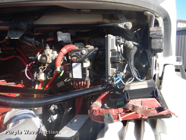 image for item FF9087 2012 Freightliner Business Class M2 utility bed truck with crane