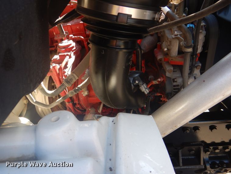 image for item FF9087 2012 Freightliner Business Class M2 utility bed truck with crane