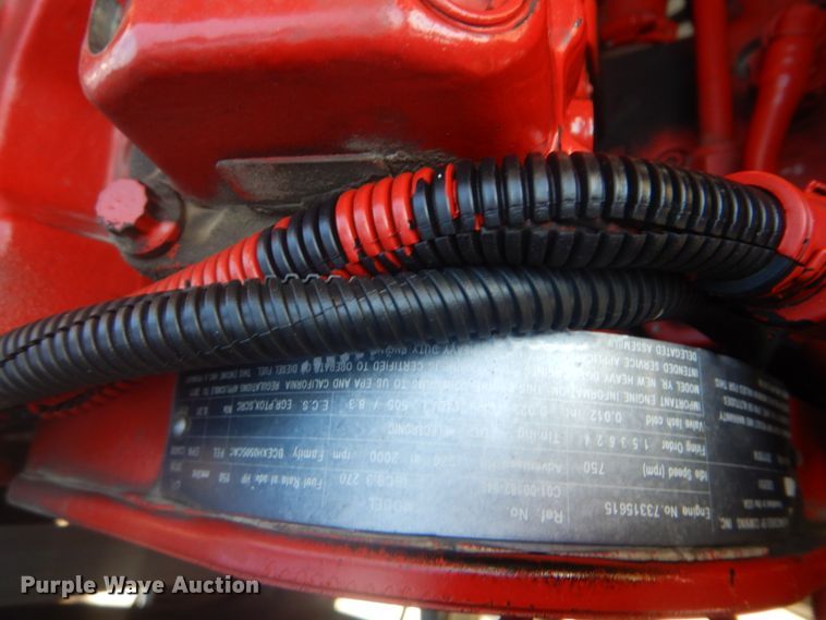 image for item FF9087 2012 Freightliner Business Class M2 utility bed truck with crane