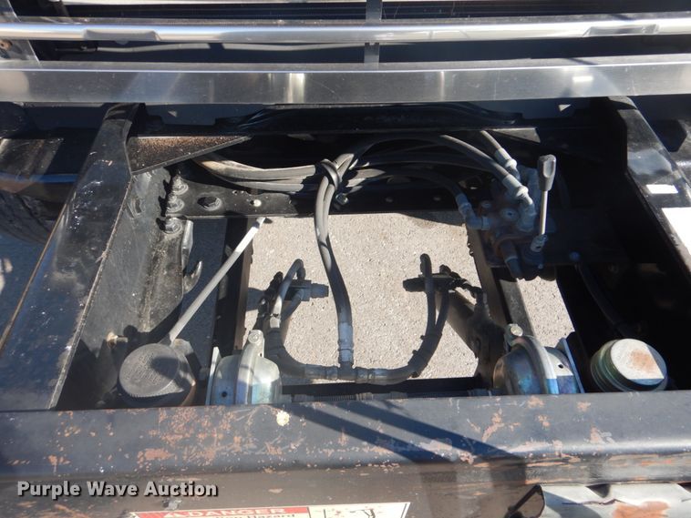 image for item FF9087 2012 Freightliner Business Class M2 utility bed truck with crane